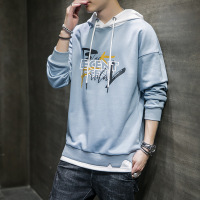 卫衣男春秋季新款男士连帽长袖卫衣韩版潮流学生字母印花长袖卫衣