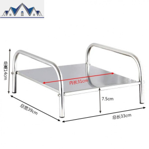 不锈钢电磁炉架子厨房置物架灶台煤气灶上电磁炉支架放锅盖板架 三维工匠 不锈钢电磁炉架