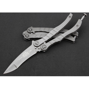 全钢折叠刀户外野营便携小刀水果刀 蝴蝶刀 甩刀 甩手刀 蝴蝶甩刀 折刀 多功能户外刀