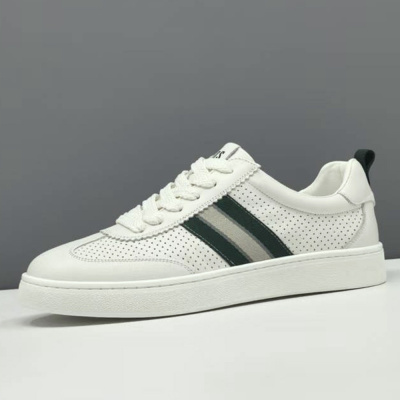 真皮板鞋男款潮流百搭鞋子欧洲站男鞋男士小白鞋轻奢小众休闲鞋男