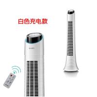 深灰色 艾美特电风扇直流遥控无叶塔扇充电家用智能落地扇