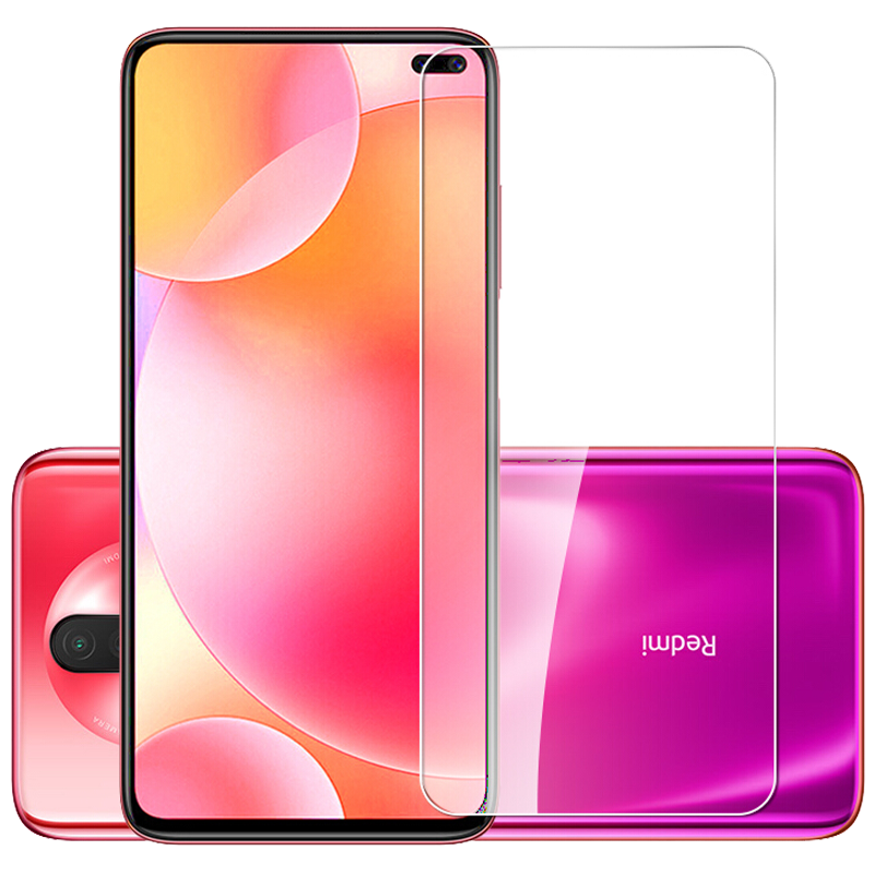 [买2送手机壳]轻万适用红米k30pro钢化膜非全屏高清透明防摔贴膜