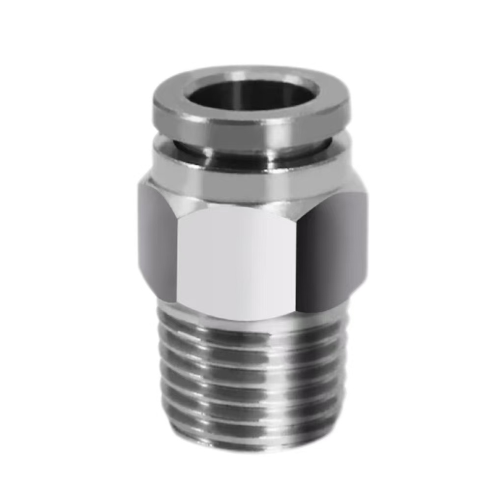 中锦科技 不锈钢气管快速接头接管口径16mm 螺纹1寸个