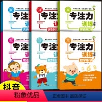 老师推荐 [全套6册]儿童专注力训练 [正版]找不同专注力训练大全6册儿童幼儿园方格九宫格训练3-4-7-9岁幼儿逻辑思