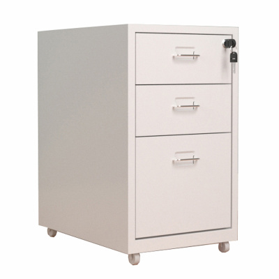 景福达矮柜白色三抽280*410*485mm台