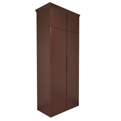 创世人 更衣柜木衣柜储物柜宿舍公寓双人收纳柜