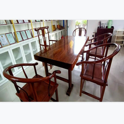 心业花梨木会客桌XYZ2会议桌洽谈桌(仅在线下销售,仅供安徽政府部门批量采购)