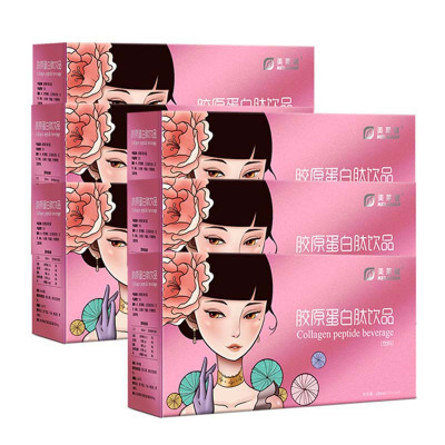 美莱健 胶原蛋白肽饮品30ML*6支*6盒 深海鱼胶原蛋白