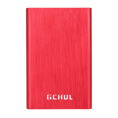 杰储(GCHUL) T1000 1T USB3.0 2.5英寸磨砂红色 移动硬盘 (计价单位:个) 磨砂红色