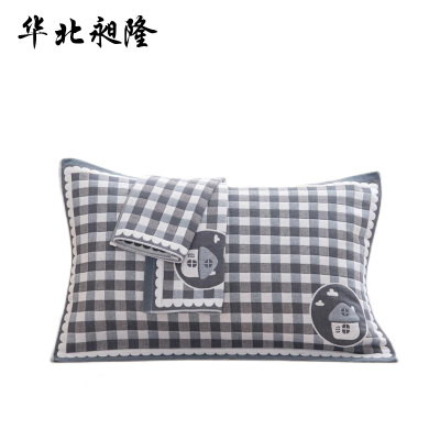 华北昶隆 A类新疆棉枕巾多层纱布 52*78cm/条