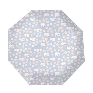 BR 小清新雨伞女晴雨两用可爱便携太阳伞防晒全自动遮阳伞 把
