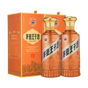 茅台王子酒 酱香经典53度酱香型 500ml*2 双瓶装白酒 苏宁自营