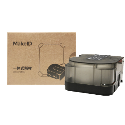 Makeid ZLM-WQS-02F 一体式耗材色带 25mm*9m 1 盒 白