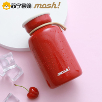 mosh!保温杯女士高颜值可爱杯子便携喝水杯生日礼物定制 红色 330ml水杯