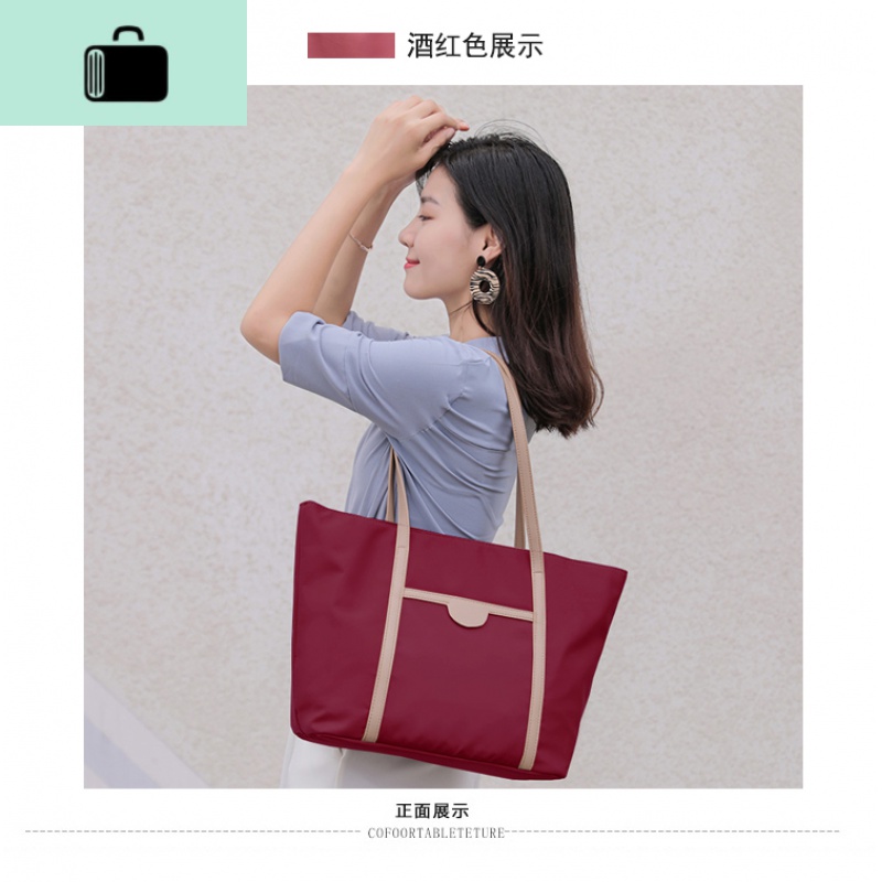 托特包女2019新款大容量包包牛津布女包尼龙帆布手提单肩包大包NEW LAKE女士手提包