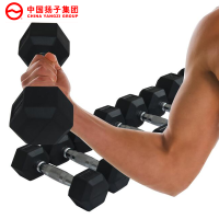 扬子(YANGZI)六角包胶哑铃YZ-Y022