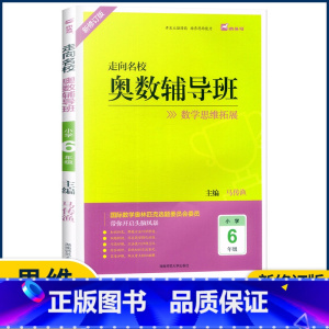 6年级 小学通用 [正版]2022新版 木头马 走向名校奥数辅导班一二三四五六年级上册下册数学思维拓展训练 小学生头脑风