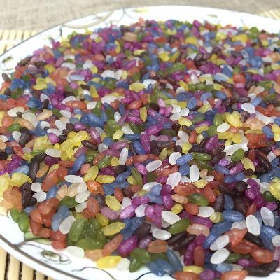 云南七彩米彩虹米乌饭五色糯米包粽子用的米彩色糯米糯米花米饭1斤