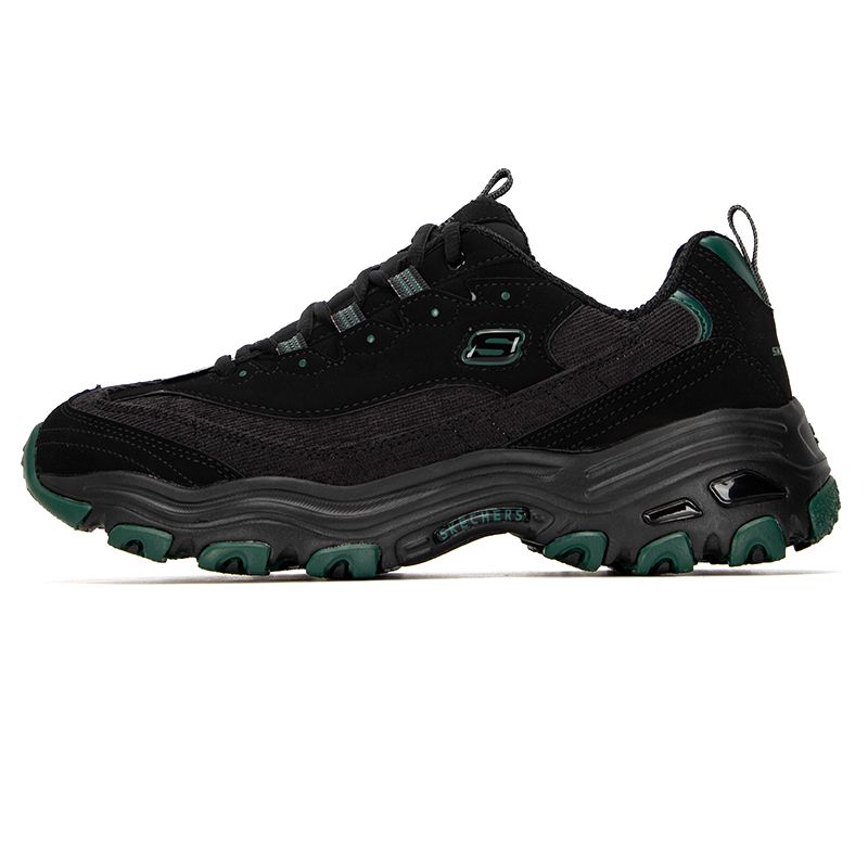 Skechers斯凯奇男鞋新款厚底耐磨透气舒适运动休闲鞋237153-BKOL ZP