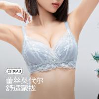 聚拢内衣女士蕾丝小胸性感立体杯型高颜值文胸罩套装大胸显小胸衣_682