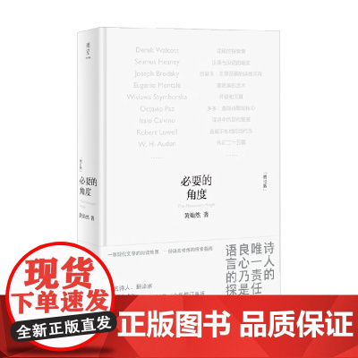 必要的角度 增订版 黄灿然 著 文学理论