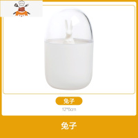 创意卡通个性牙签桶 家用客厅棉签收纳盒牙签筒可爱牙签盒 敬平 兔子