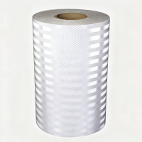 衡雁骏兴 反光胶带 白色晶彩格 30cm*30m 卷