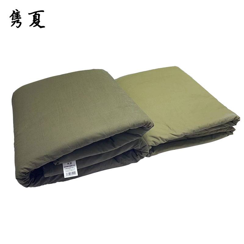 隽夏 棉花纯棉军用被褥枕头套装 Yq-01 套