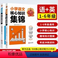 [2册划算装]数学+英语 小学通用 [正版]王朝霞核心知识集锦语文数学英语基础知识大盘点一二三四五六年级小学知识大全手册