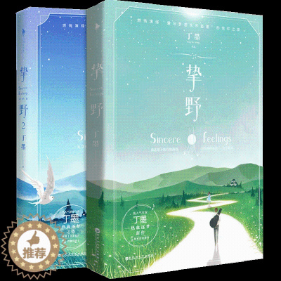 [醉染正版]挚野系列共2册1 2完结篇共2册丁墨青春热血逐梦力作娱乐圈追星类言情小说都市爱情情感故事青春文学书籍