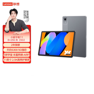联想(Lenovo)小新平板11 5G可插卡 11英寸护眼2.5K超清大屏 天玑6300AI小新pad平板电脑 旗舰性能AI伴学 8G+256GB 深空灰
