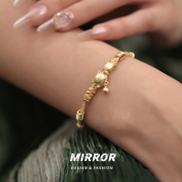 925纯银招财猫编织手链手绳女手环手饰个性气质高级感学生送女朋友老婆情人节七夕生日礼物