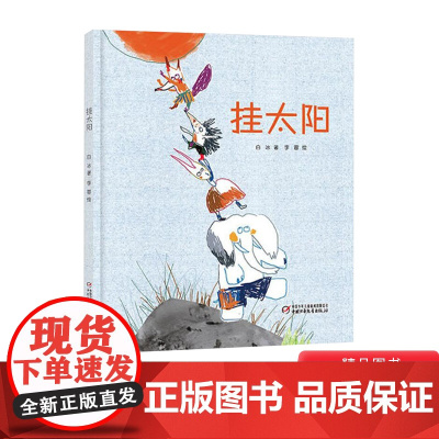 挂太阳精装绘本图画书一关于爱关于友谊关于宽容的故事贴近孩子心理充满童真童趣放飞孩子的想象力幼儿园亲子共读中少社正版童书