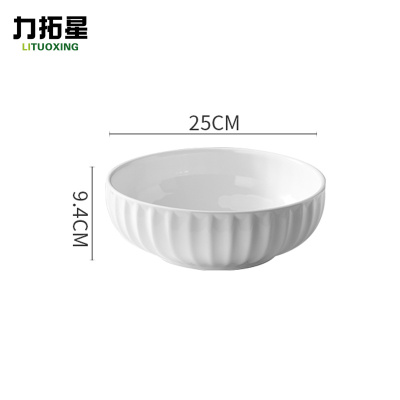 力拓星 陶瓷汤盆 10英寸 个