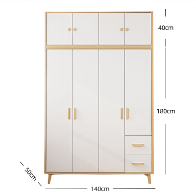 铭思沃木质衣柜1.4m套