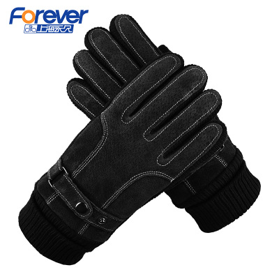 永久手套子男女士骑行摩托车滑雪冬天保暖加绒加厚防风防寒棉冬季男女通用自行车手套保暖手套均码