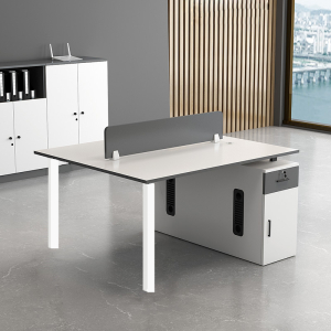 鑫环境 办公家具职员办公桌简约现代员工桌工作位电脑桌椅组合创意卡座时尚办公桌职工办公桌定制屏风工位桌颜色备注