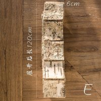 美帮汇白桦木皮 桦树皮 马赛克DIY装饰 ZAKKA森系拍摄道具 E树皮拼条1.2米 干树枝