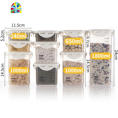 保鲜盒塑料密封盒冰箱专用长方形家用小号特小便携带盖收纳盒套装 FENGHOU