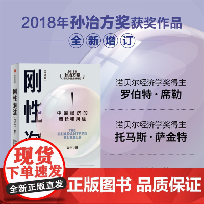 刚性泡沫 修订版 朱宁 理解和防范系统性金融风险 社会科学经济理论类书籍 中信出版社 中国经济的增长和风险