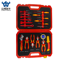 立伟铁牛绝缘工具19件组套