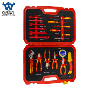 立伟铁牛绝缘工具19件组套