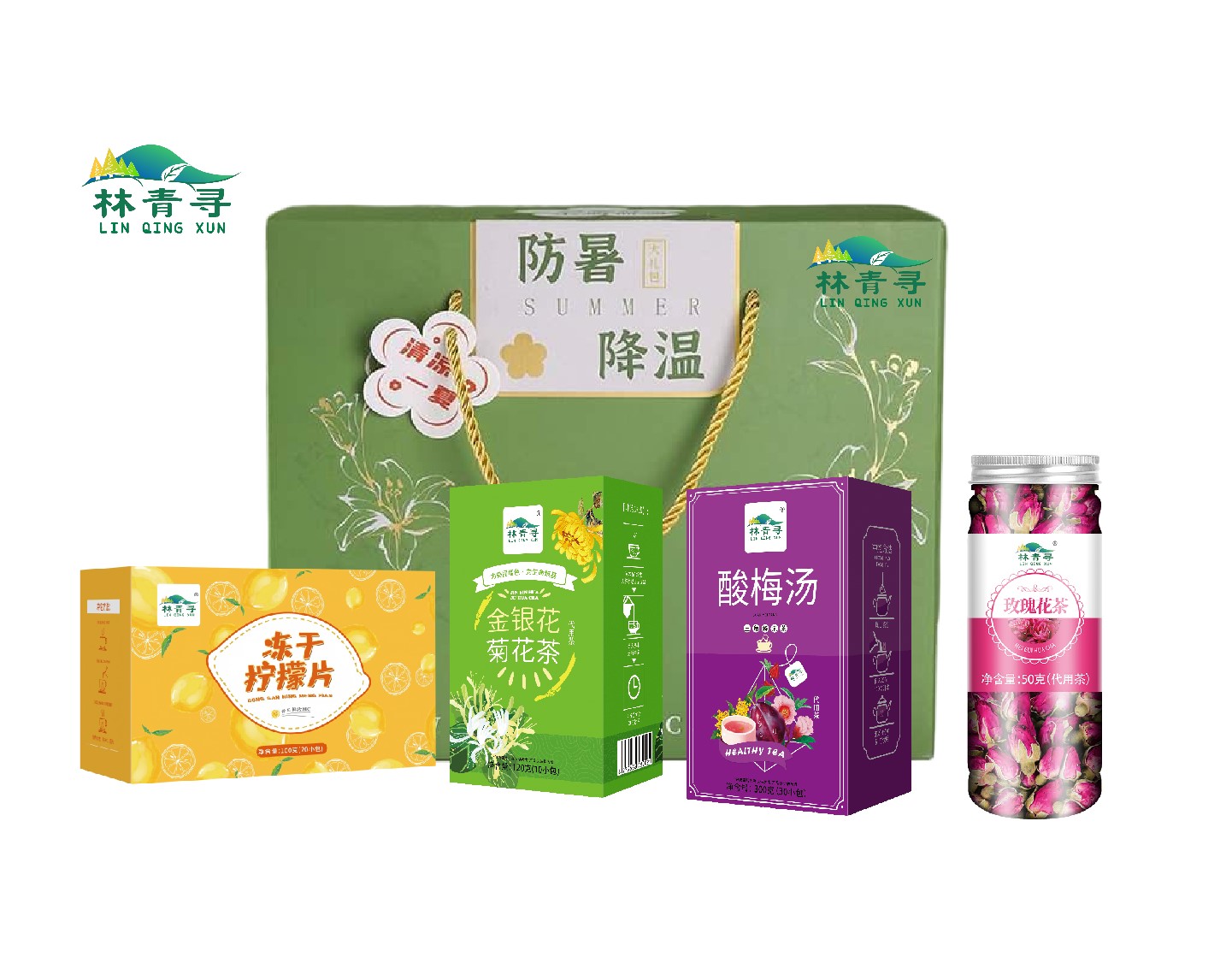 林青寻 防暑降温套装A 570克/盒