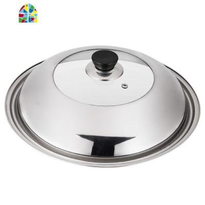 钢化玻璃锅盖可视玻璃盖子家用多功能电锅炒锅蒸锅锅盖30 36 40cm FENGHOU 32加厚锅盖+两个把手一个螺丝刀