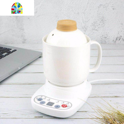 陶瓷燕窝隔水炖家用宿舍全自动迷你养生电炖锅婴儿BB煲汤煮粥 FENGHOU 透明玻璃不带隔水炖1.2L