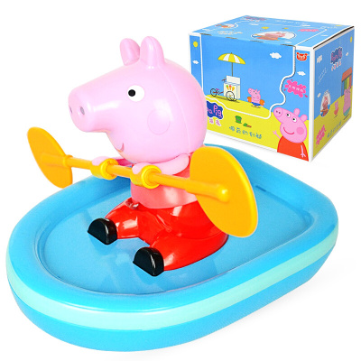 小猪佩奇戏水玩具皮划艇划船洗澡玩具宝宝儿童节粉红小猪划艇小猪佩奇皮划艇99407