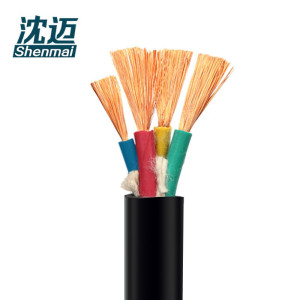 沈迈 铜芯橡套软电缆 YC-3*120+1*35mm² /米