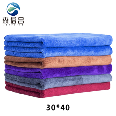 森倍合 纳米抹布保洁吸水抹布超细纤维抹布 30*40cm/条