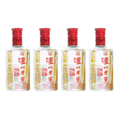 泸州老窖 六年头曲52度125ml*4 浓香型小酒