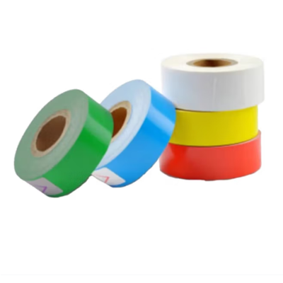 鸿灵睿芯 GRM17Y 28mm*18m 彩色连续标签打印纸(计价单位:盒)红色